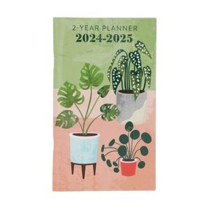 2024-2025 TWO YEAR PLANNER Monthly Pocket Small Calendar 3.5 x 6 NWT
